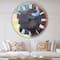 Designart 'All American Large Farmhouse Wall Clock